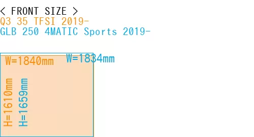 #Q3 35 TFSI 2019- + GLB 250 4MATIC Sports 2019-